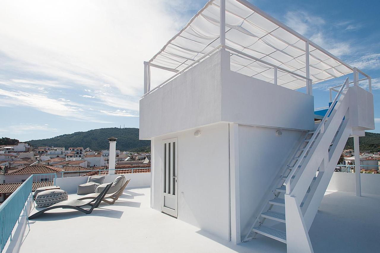 Capolavoro, Boutique Apartment With Unique Rooftop Skiathos Town Exterior photo