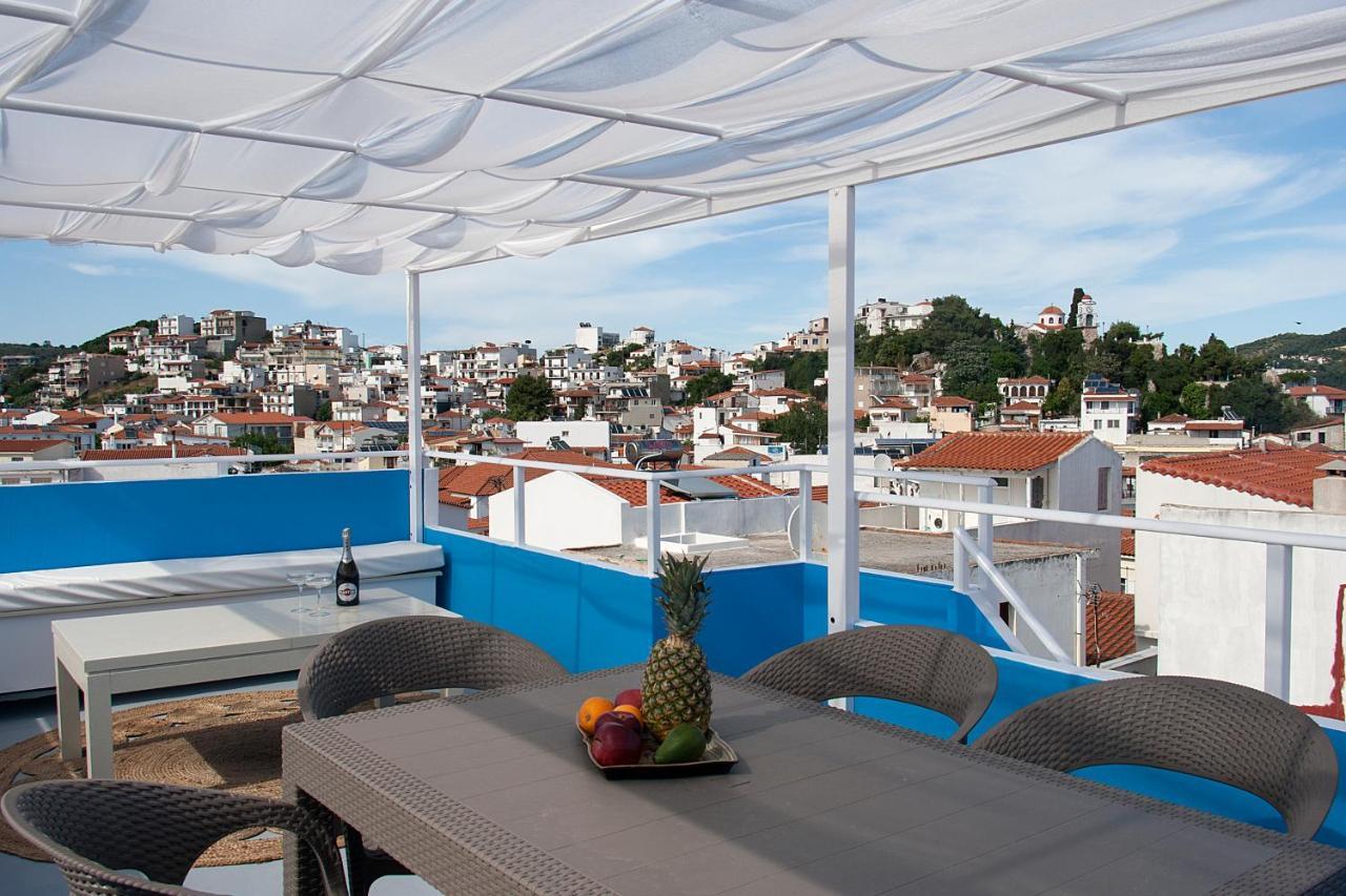 Capolavoro, Boutique Apartment With Unique Rooftop Skiathos Town Exterior photo