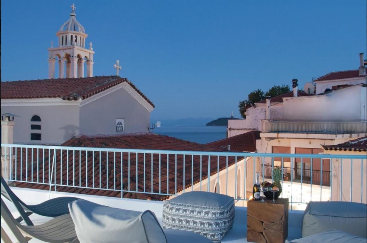 Capolavoro, Boutique Apartment With Unique Rooftop Skiathos Town Exterior photo